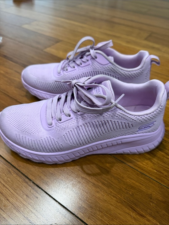 Skechers Shoes - Skechers Women's BOBS Sport Squad Chaos Light Purple Women's Sneakers 6 US